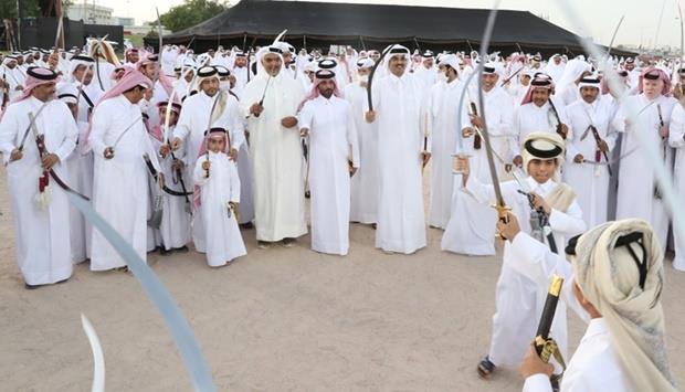 Amir participates in Qatar's Ardah