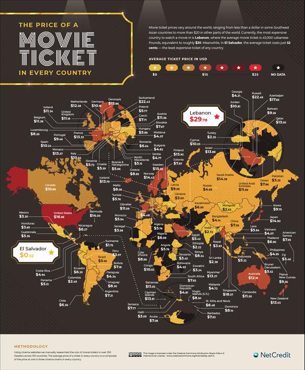 How Much Does A Movie Ticket Cost Around The World MENAFN COM