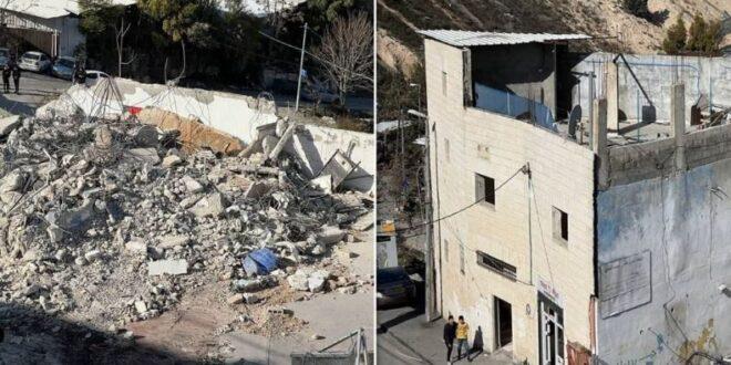 Displacing 16 People, Israeli Occupation Municipality Demolishes ...