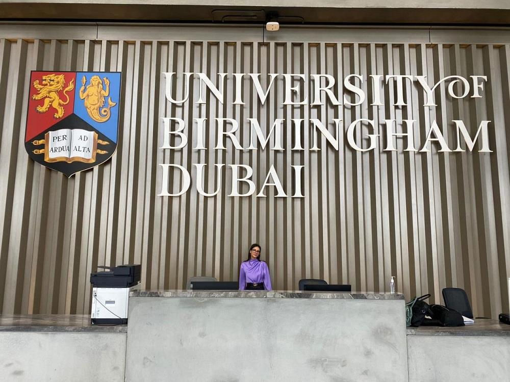 University of Birmingham Dubai welcomes Expo 2020 intern