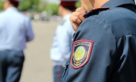 Police officers of Kazakhstan's Nur-Sultan city inspect every yard and flat