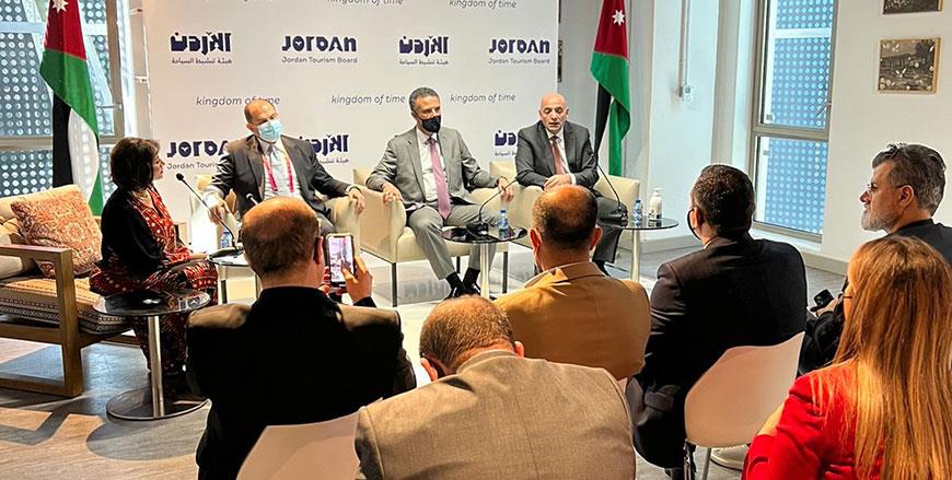 Jordan - Tourism minister reviews National Tourism Strategy at Expo 2020 Dubai