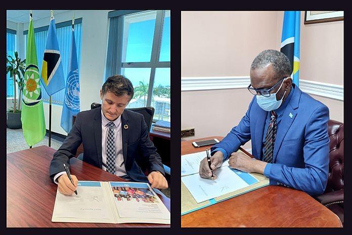 St Lucia signs United Nations sustainable development framework