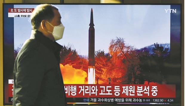 Qatar - North Korea fires ballistic missiles in third test of '22