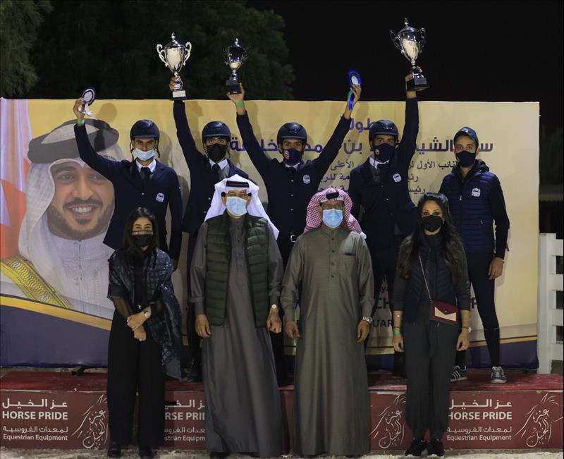 'الداخلية' يحقق المركز الأول في المسابقة الكبرى ببطولة خالد بن حمد لقفز الحواجز