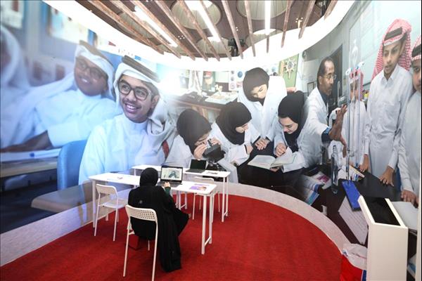Qatar - MoEHE pavilion at DIBF showcases transformation in educational system