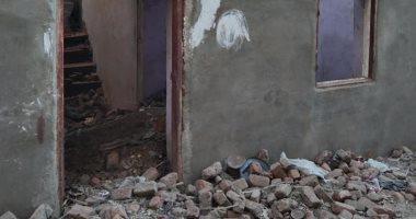 مصر - انهيار جزئى بمنزل مأهول بالسكان فى طما سوهاج دون حدوث إصابات