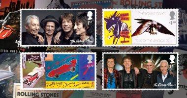 مصر - بريد بريطانيا الملكى يصدر 12 طابعًا تذكاريًا للاحتفال بتأسيس فرقة Rolling Stones