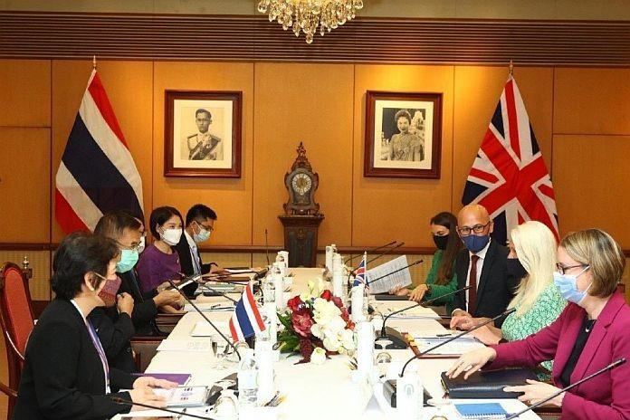 UK - Thailand discusses trade, security ties and vaccine cooperation