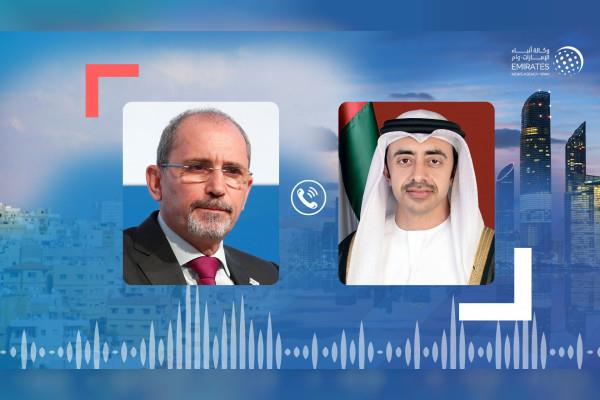 Jordanian Foreign Minister affirms solidarity with UAE in phone call with Abdullah bin Zayed