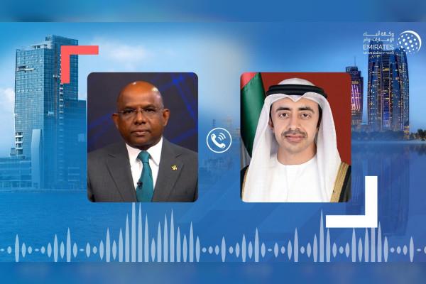 Maldives FM condemns terrorist Houthi attack on civil facilities in UAE in phone call with Abdullah bin Zayed