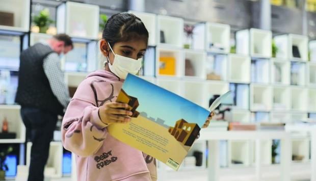 Qatar - Children visit Book Fair