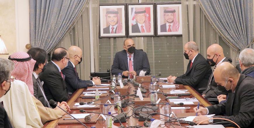 Jordan - PM receives president of Iraqi Business Council