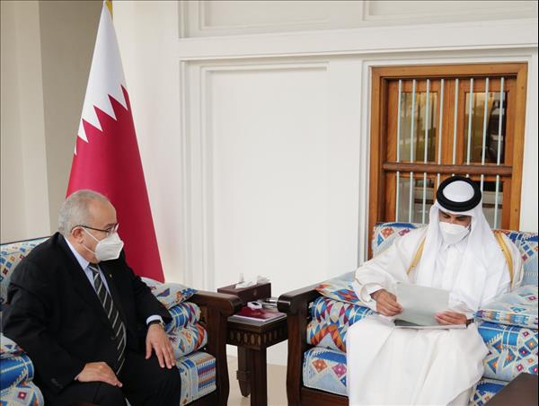 Qatar - Amir receives message from Algerian President