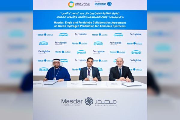 UAE - Masdar, ENGIE sign agreement with Fertiglobe to co-develop green hydrogen for ammonia production