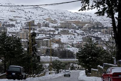  Snowstorm hits parts of Lebanon 