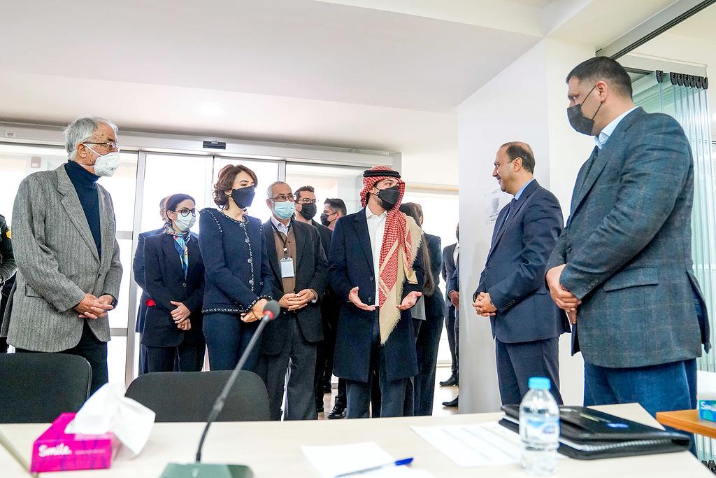 Jordan - Crown Prince visits JMI    urges keeping up with developments in media sector