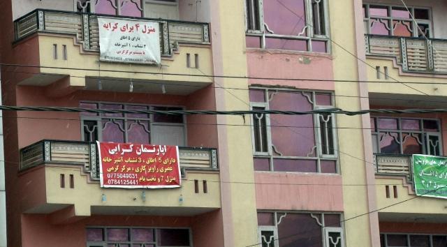Rents, prices of residential buildings drop by 50pc in Kabul