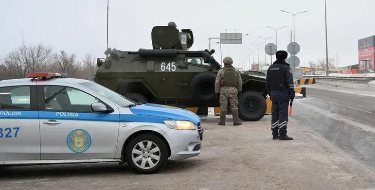 Kazakh Armed Forces performing tasks to ensure public order in regions with“red” level of terrorist threat