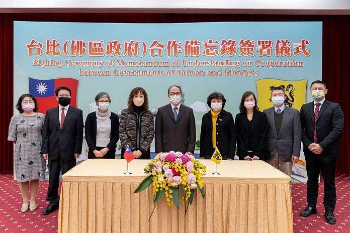 Taiwan - Flanders sign framework MOU to deepen bilateral cooperation
