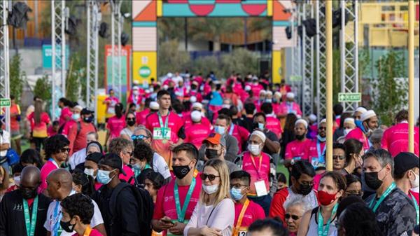 Expo 2020 Dubai transforms into a massive marathon track