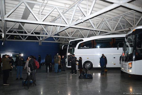 First bus of Baku-Shusha-Baku route departs
