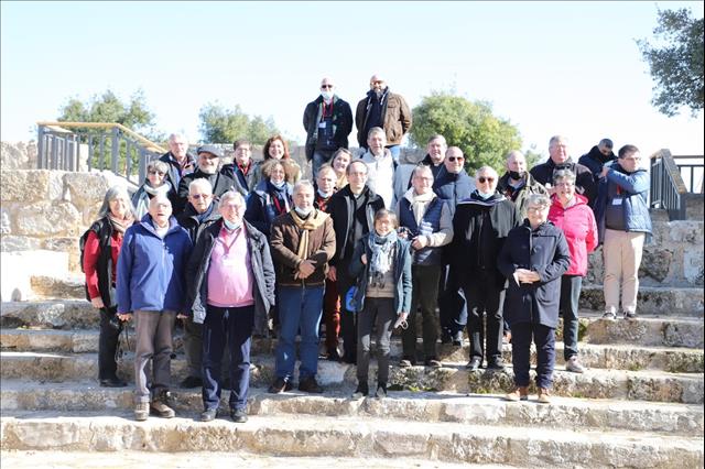 الاردن - مدراء الحج المسيحي في فرنسا يختتمون جولتهم في الأردن