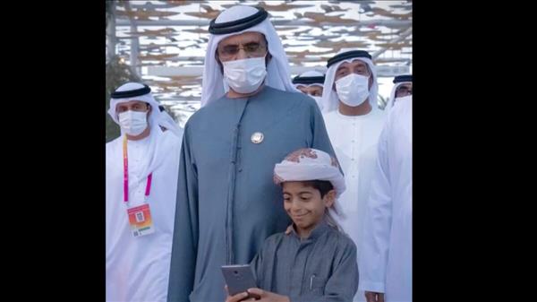 Expo 2020 Dubai: Sheikh Mohammed fulfils boy's wish to take a selfie with him