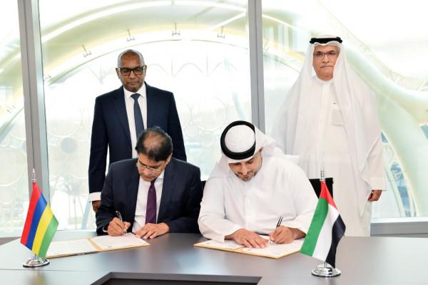UAE - Abu Dhabi Chamber signs cooperation agreement with EDB of Mauritius