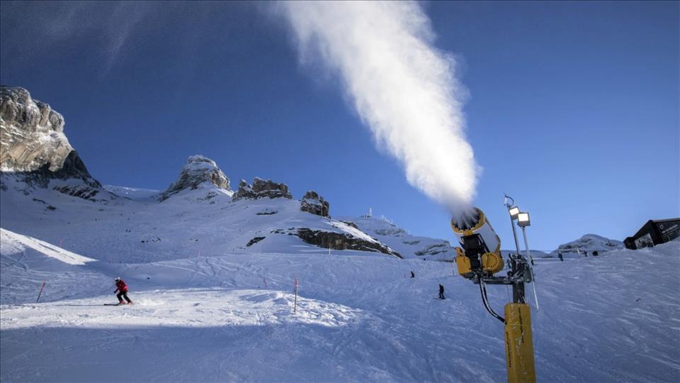 Switzerland Artificial snow saves Olympics and Alpine ski resorts