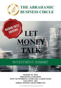 'Let Money Talk' Investment Summit will Attract Record Number of Global Investors
