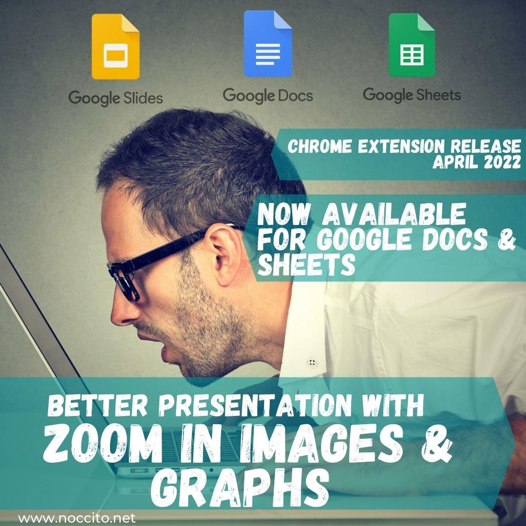 New Extension for Google Slides Users, to Zoom In any Images & Graphs: for better Business & Training Presentations. New Extension for Google Slides Users, to Zoom In any Images & Graphs: for better Business & Training Presentations.