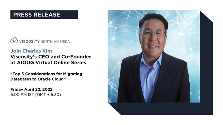 Charles Kim Will be Presenting for One of the Largest Oracle User ...