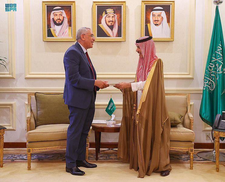HRH Crown Prince Receives A Message From Algerian President