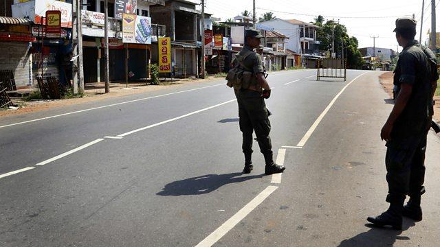 After Violence Rocked Lanka, Unions Bring Economy To A Halt