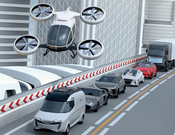 Companies Envision Taxis Flying Above Traffic Jams