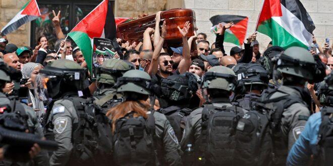 EU Appalled At Israeli Police Violence During Funeral Of Al-Jazeera Journalist