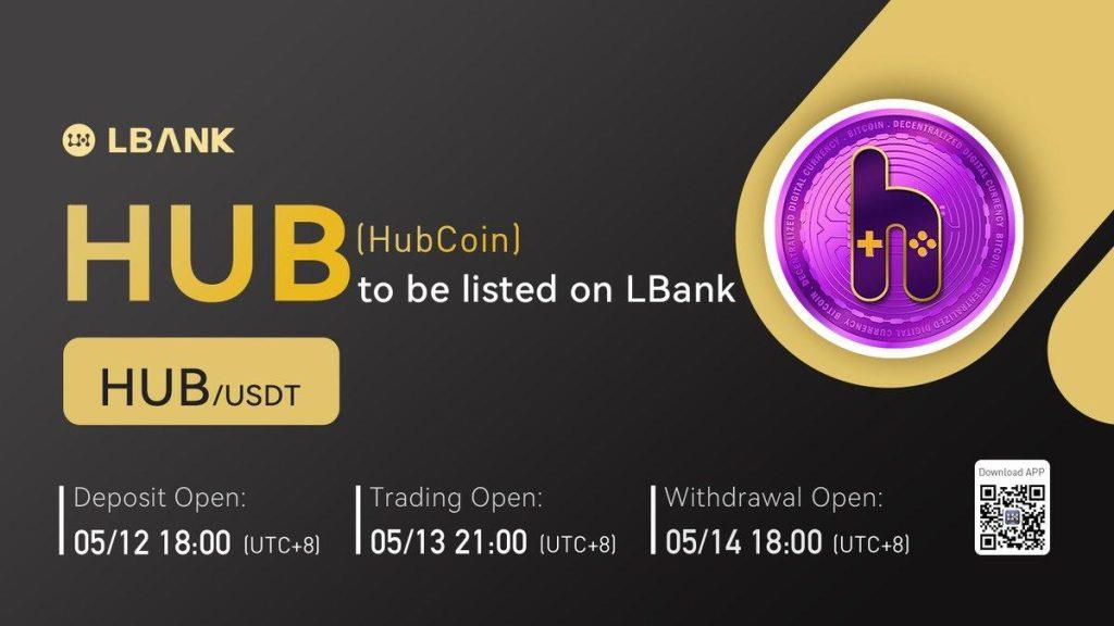 Hubcoin (HUB) Is Now Available For Trading On Lbank Exchange