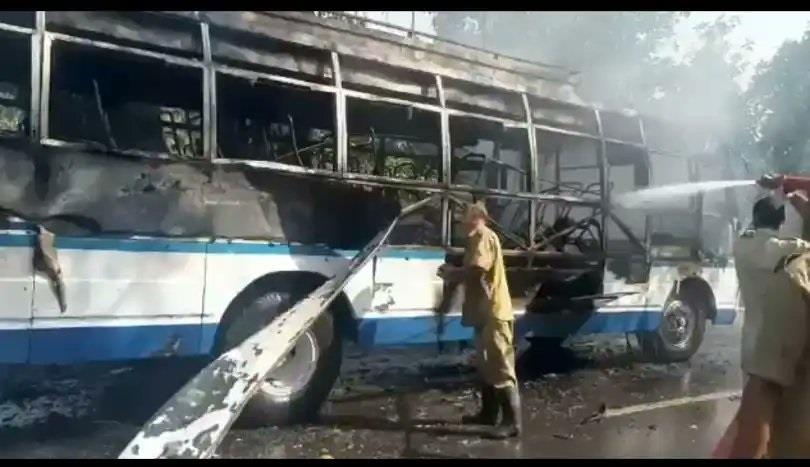 Detailed Forensic Probe On To Identify Cause Of Bus Fire In Reasi: NIA