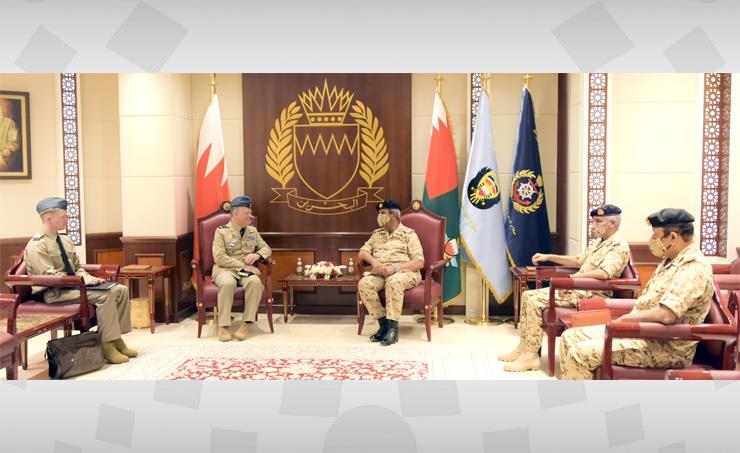 القائد العام لقوة دفاع البحرين يستقبل كبير مستشاري الدفاع بالشرق الأوسط وشمال أفريقيا بالقوات المسلحة بالمملكة المتحدة الصديقة‎‎‎‎