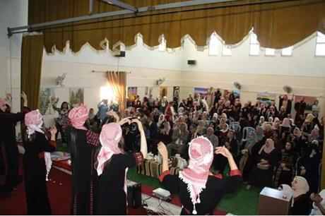 مدارس قصبة إربد تحتفل بالمناسبات الوطنية