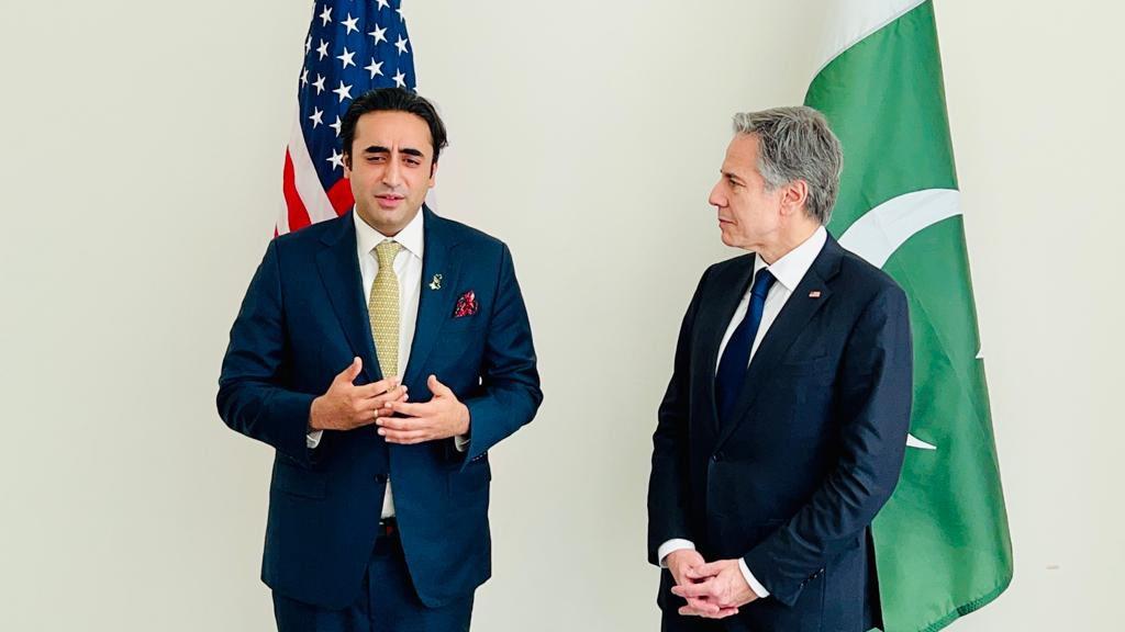 Foreign Ministers Of The US And Pakistan Discuss Afghanistan In A Meeting