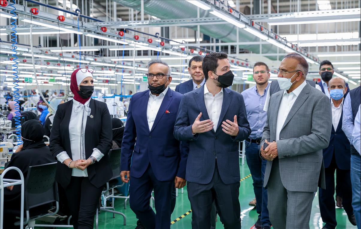Crown Prince Inaugurates First Phase Of Gia Apparels Industry Factory In Aqaba