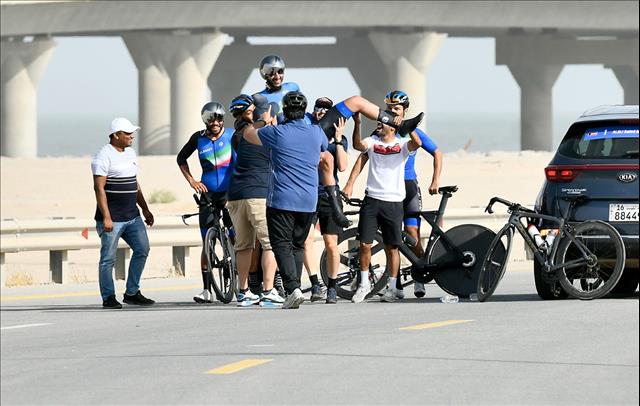Kuwaiti Cyclist Al-Ali Bags Gold Medal In Race Against Time