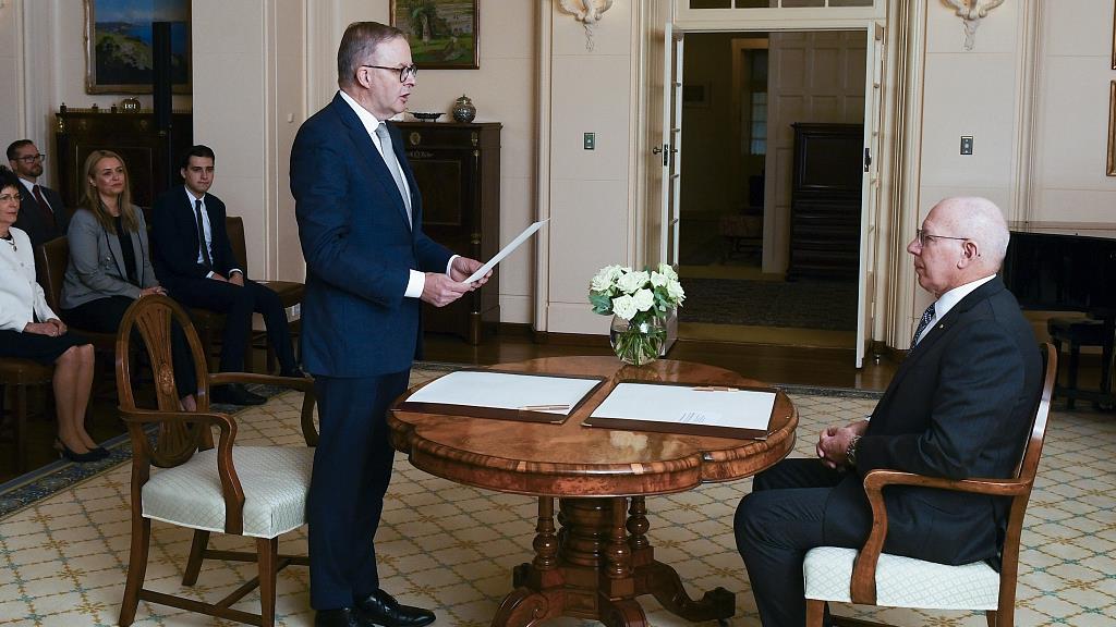 Australia's New PM Anthony Albanese Sworn In