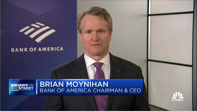 Brian Moynihan: People Have Not Spent Down Their Stimulus Money Yet