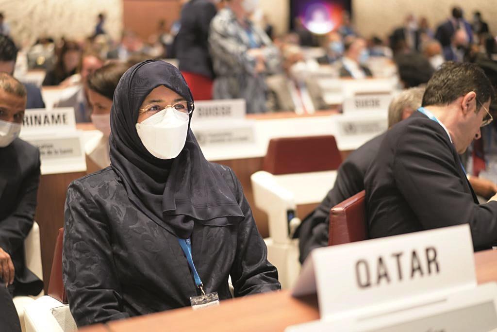 Health Minister Leads Qatar's Delegation As 75Th World Health Assembly Opens In Geneva
