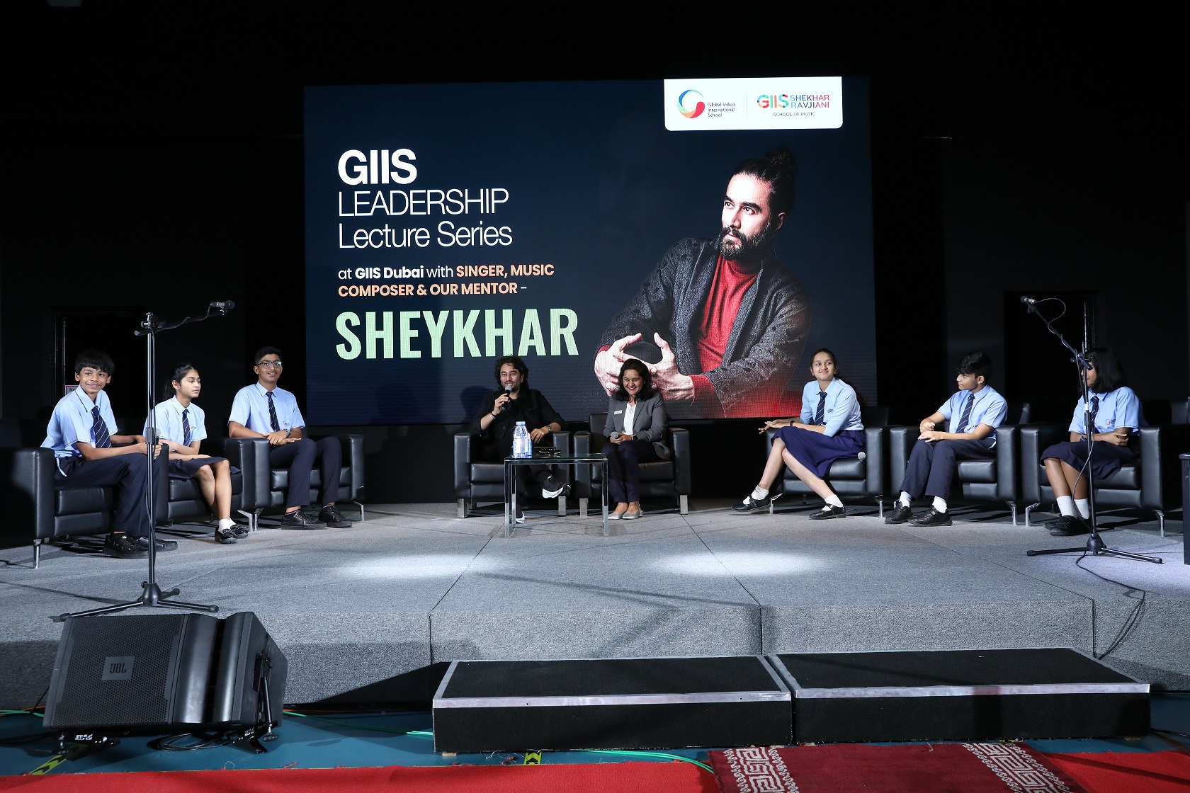 India’s leading Music Composer, Singer and Mentor -  Sheykhar Ravjiani Visits Global Indian International School in Dubai