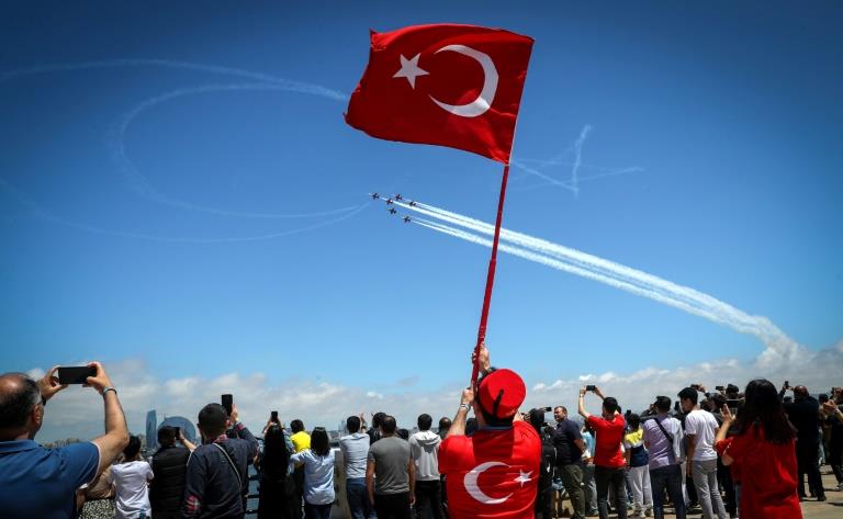 Turkey shows off drones at Azerbaijan air show 