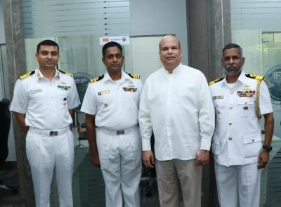  Indian Navy's Information Fusion Centre Gets Bigger With Induction Of Sri Lankan Naval Officer 